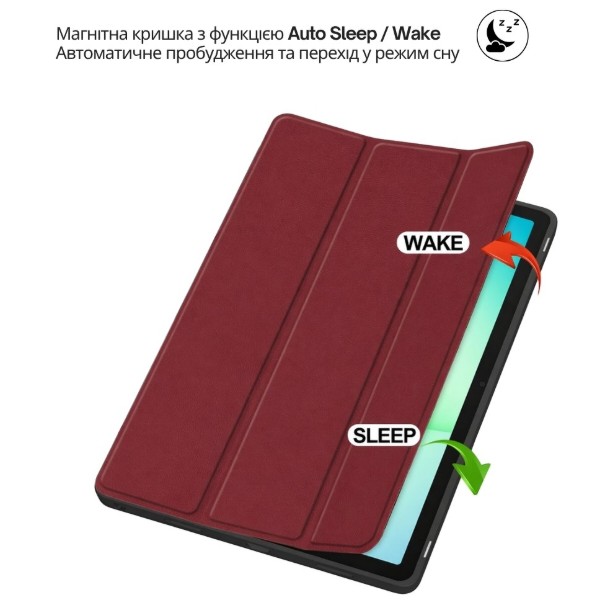 Фото - Чохол для планшета BeCover Flexible TPU Mate з кріпленням for Xiaomi Redmi Pad 2 11.0" Red Wine (715601)